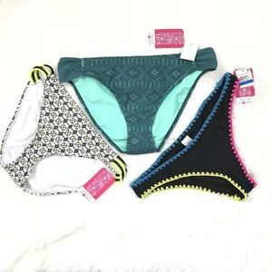 Bikini Bottom 3 Wholesale Hula Honey Small (Set D)